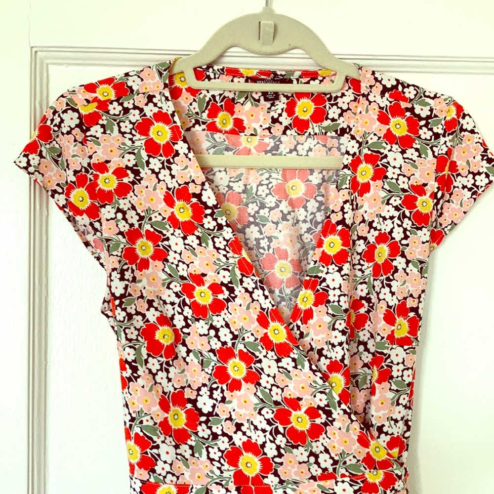 J Crew Mercantile maxi wrap dress NWOT size XS
